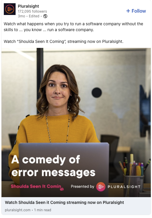 pluralsight "a comedy of error messages"